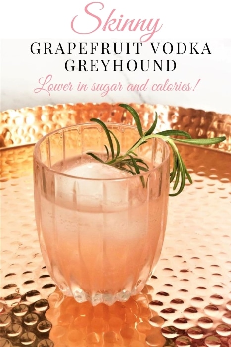 Skinny Grapefruit Vodka Greyhound Pinterest Graphic
