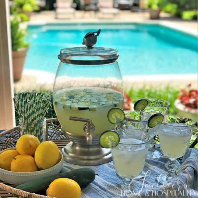 Summer in a Cup: Skinny Cucumber Lemonade Vodka Cocktail