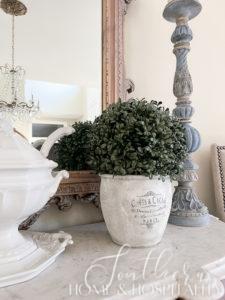 DIY Aged French Pots - Southern Home and Hospitality