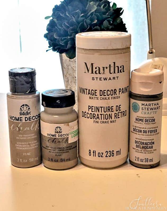 craft paints for DIY French pots