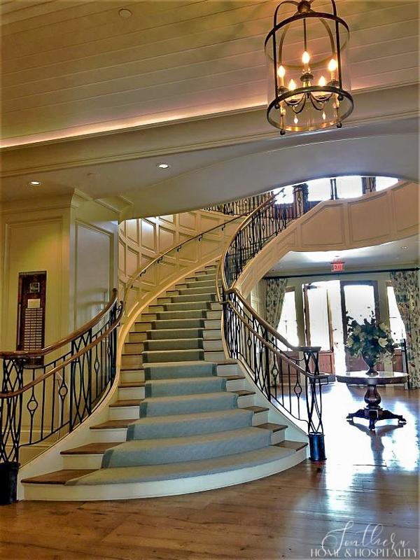 Harbour Town clubhouse staircase in Hilton Head