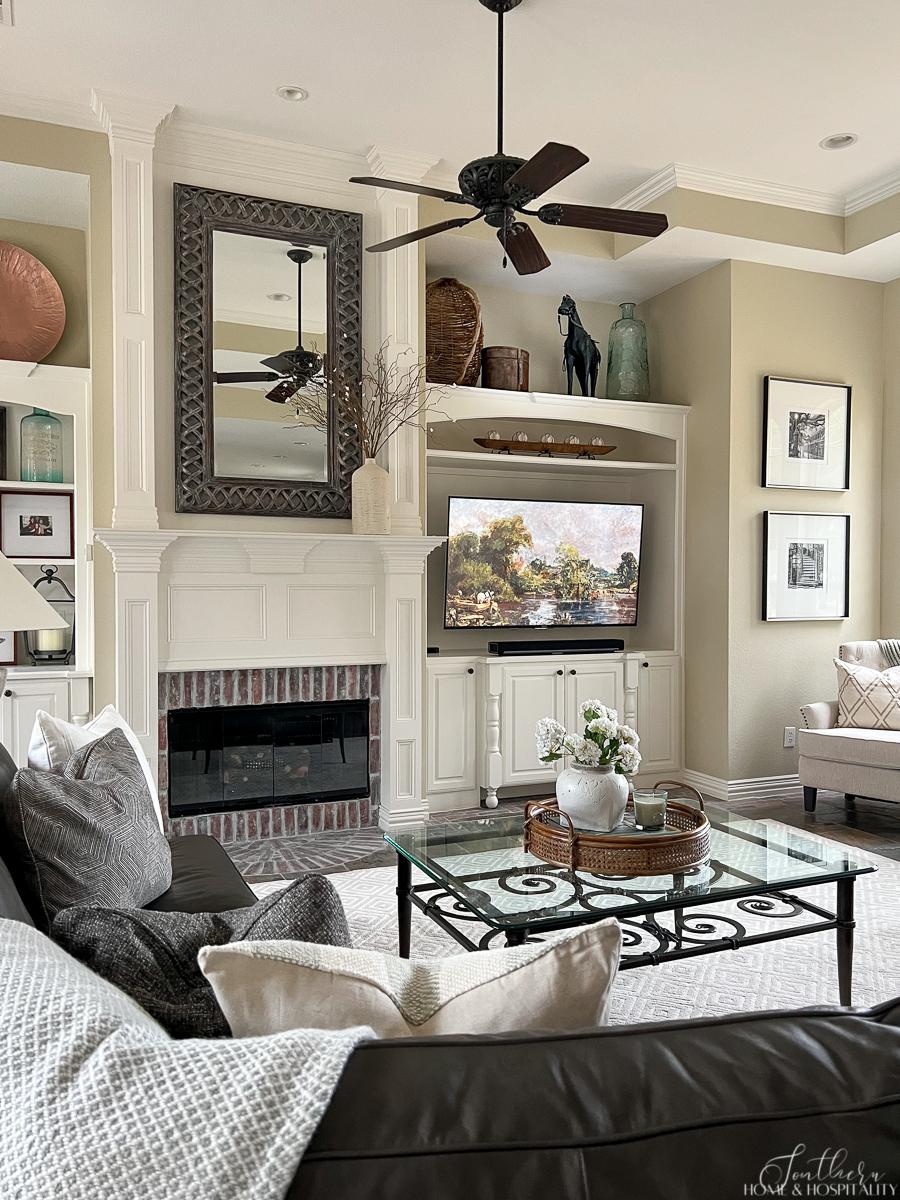 Southern Traditional Family Room Transformation