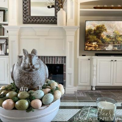 Easy Easter Decorating Ideas and Home Tour