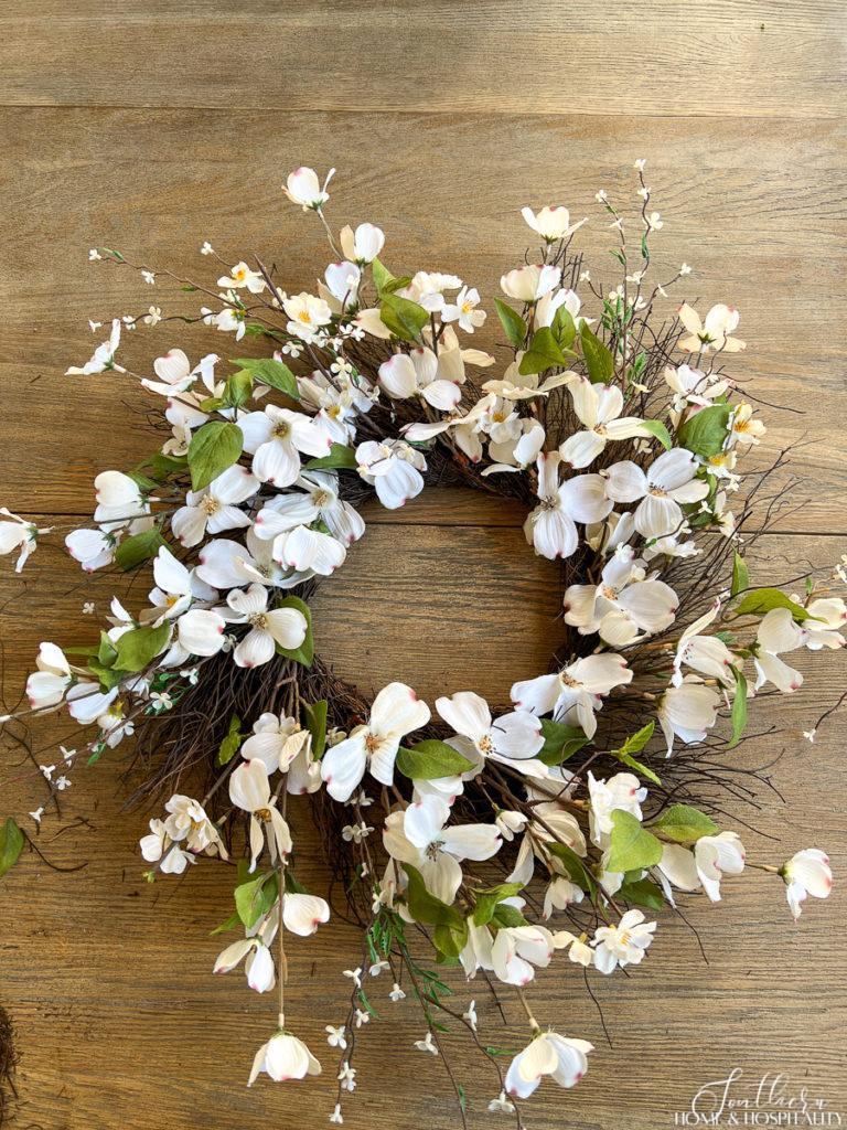 Forsythia and Dogwood Spring Wreath - Wreaths Unlimited