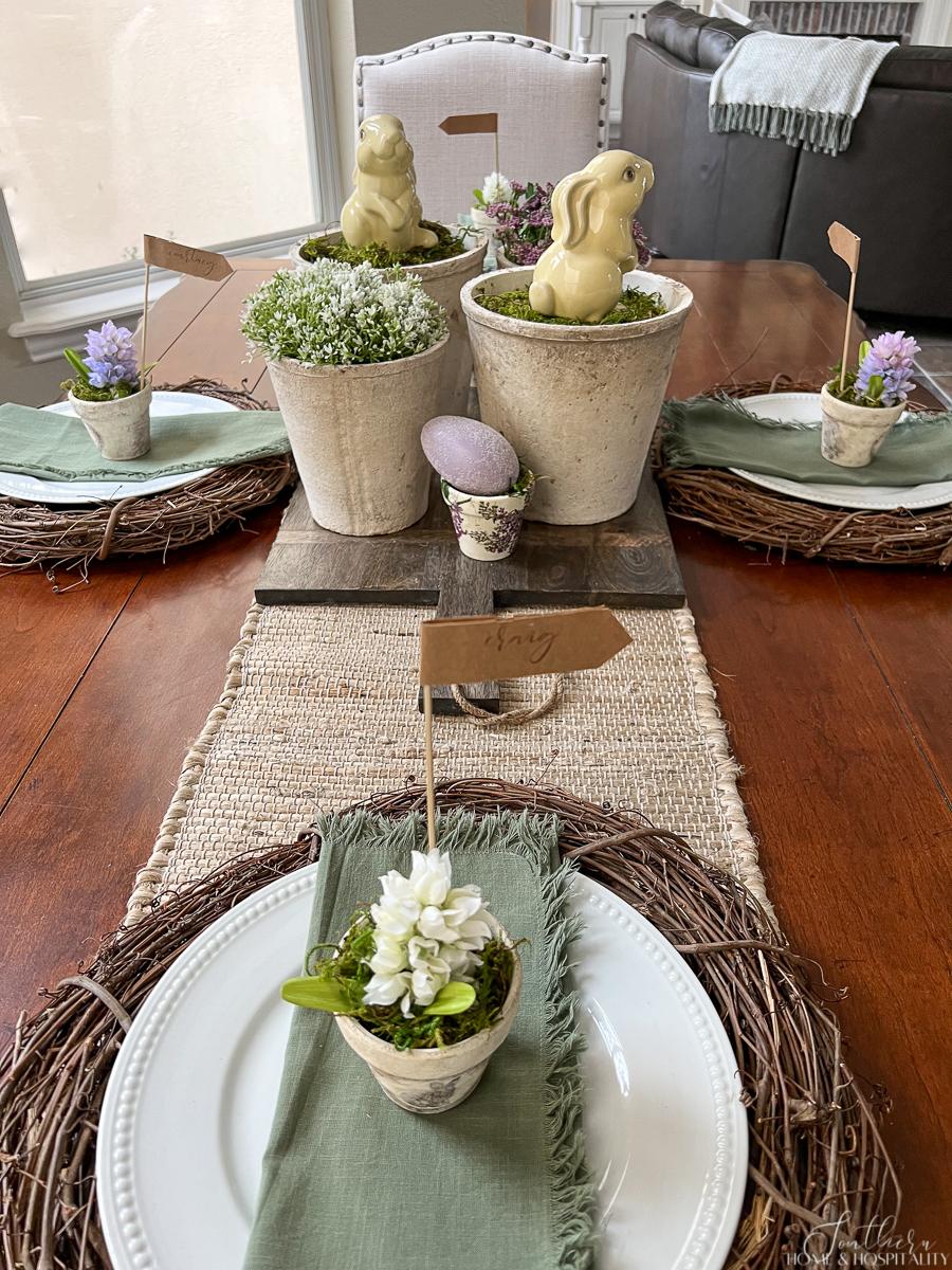 How to Create a Lovely Rustic Spring Garden Tablescape
