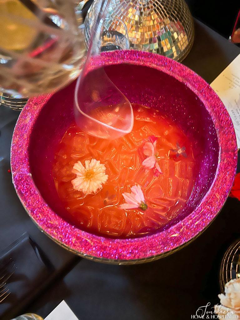 Disco punch at Jack Rose restaurant in New Orleans