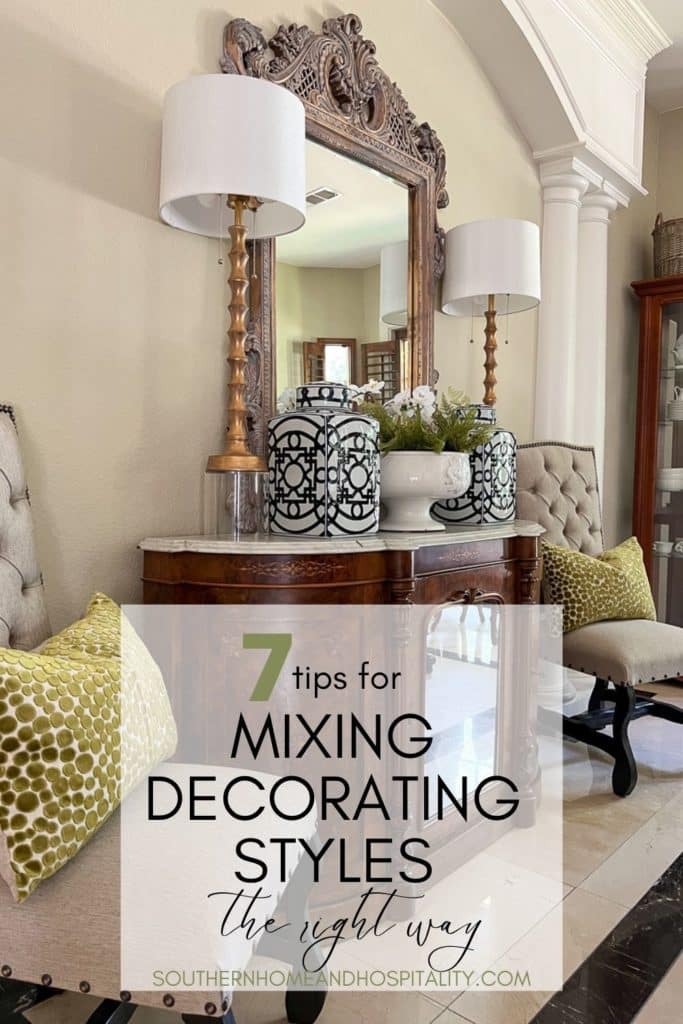 Seven Easy Tips for Mixing Decorating Styles in a Room