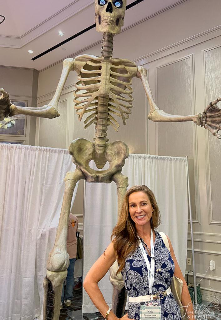 Giant Home Depot skeleton at Haven Conference