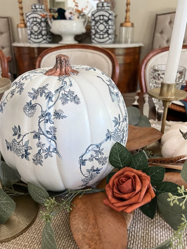 Rust For Fall Fall's Elegant Navy and Rust Color Trend in the Dining Room
