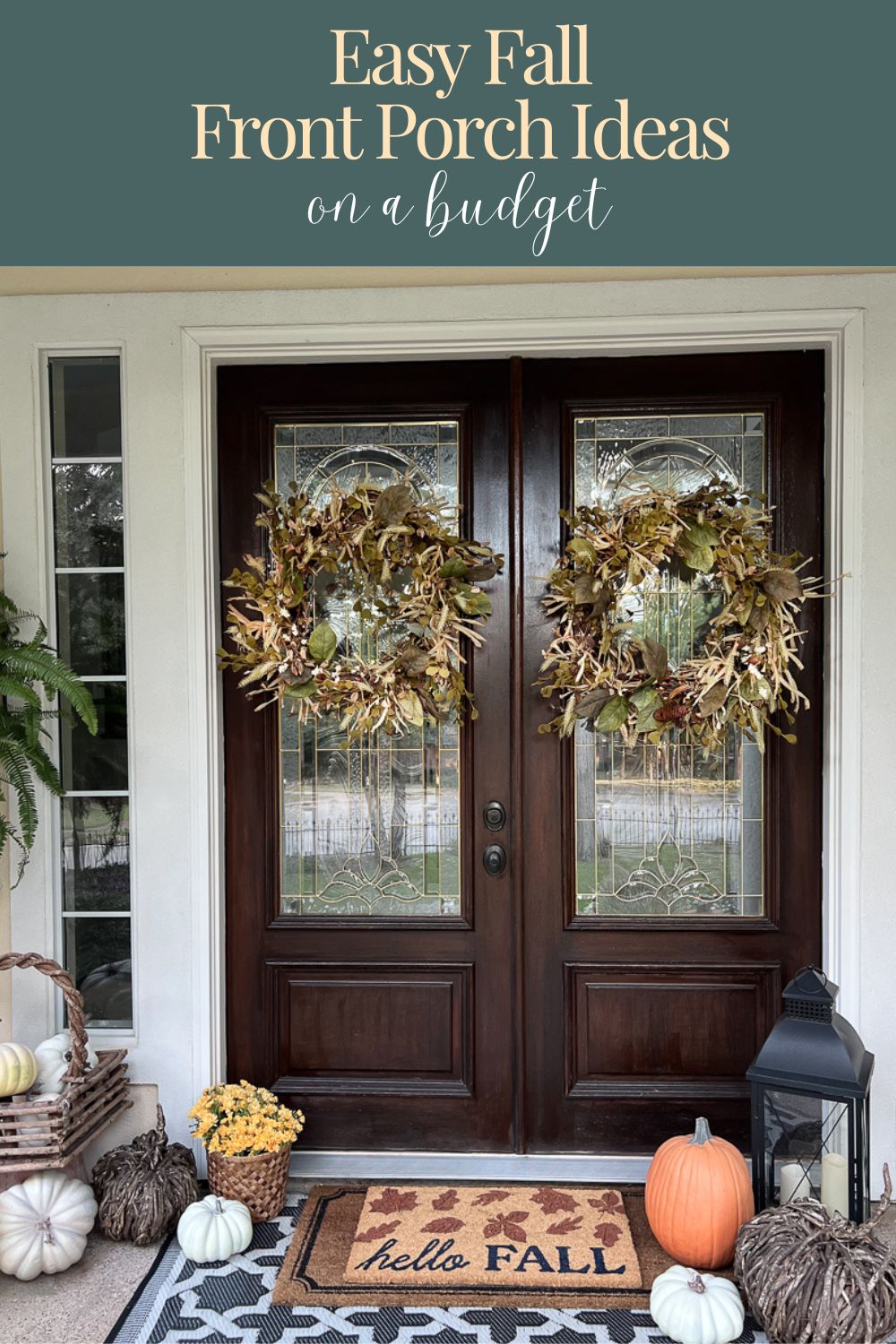 Budget-Friendly Front Porch Fall Decorating Ideas