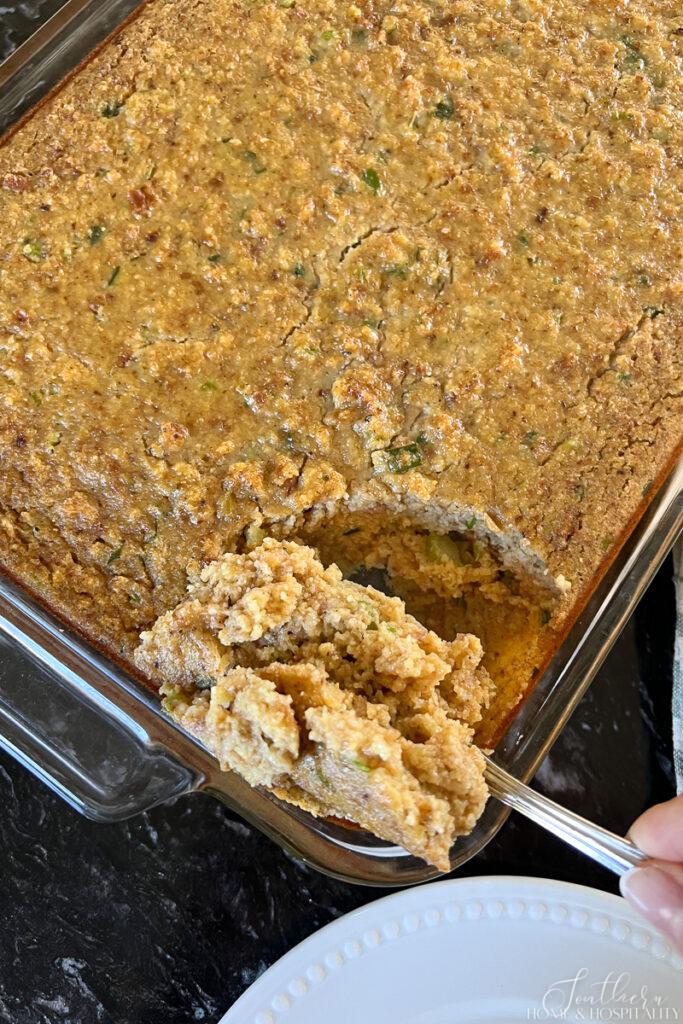 Traditional Southern Cornbread Dressing - Cooking and Cussing