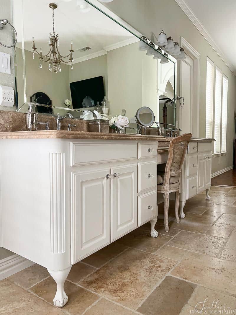 90's to Timeless Master Bathroom Remodel: Before and After