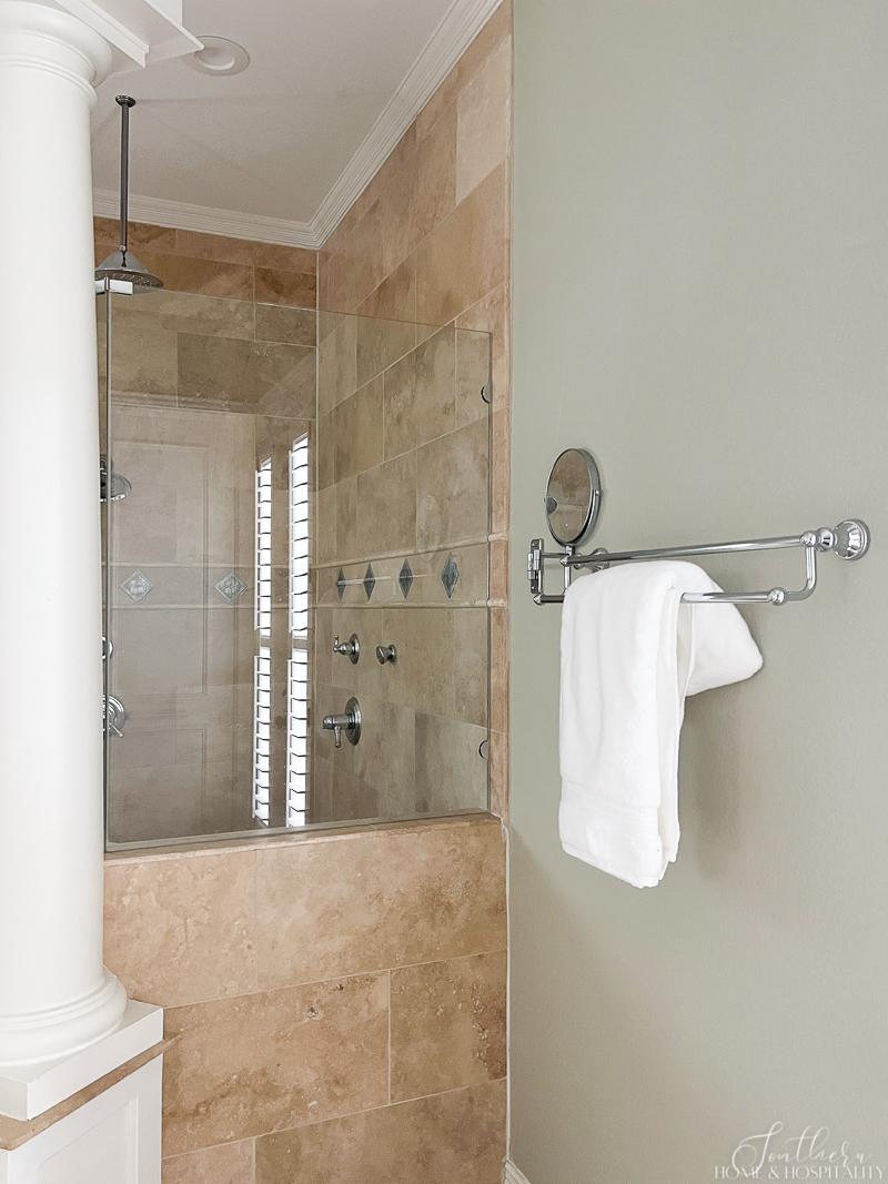 90's to Timeless Master Bathroom Remodel: Before and After