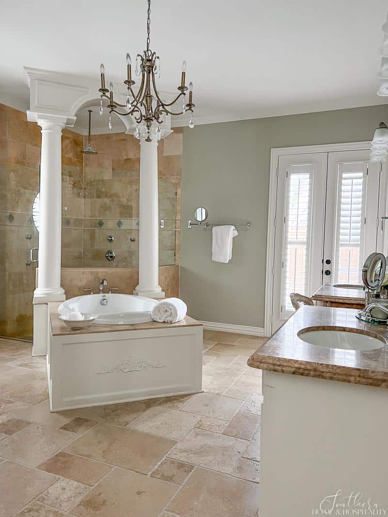 90's to Timeless Master Bathroom Remodel: Before and After