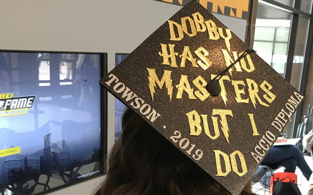 Harry Potter masters graduate cap