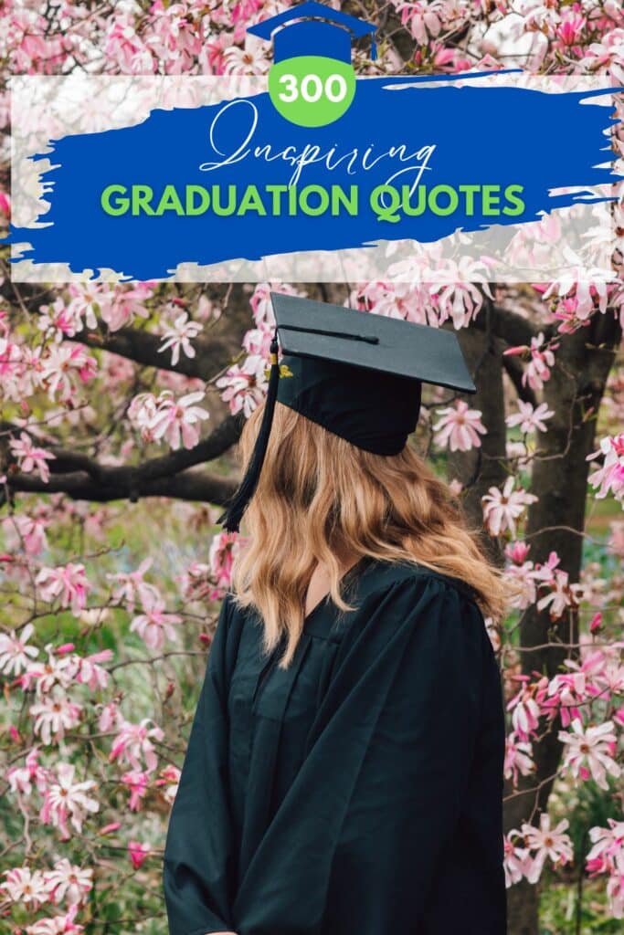 Inspiring Graduation Quotes Pinterest graphic