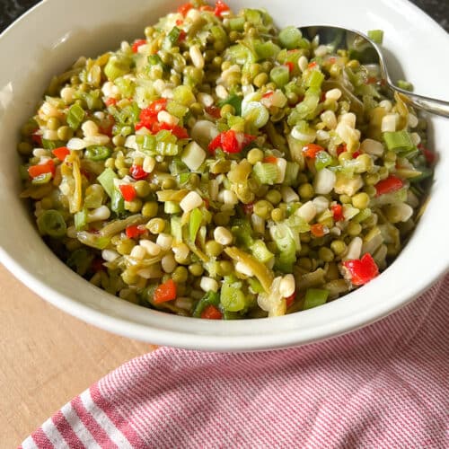 Easy Marinated Shoepeg Corn Vegetable Salad Recipe