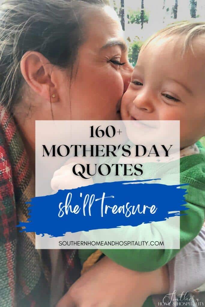 Mother's Day quotes Pinterest graphic