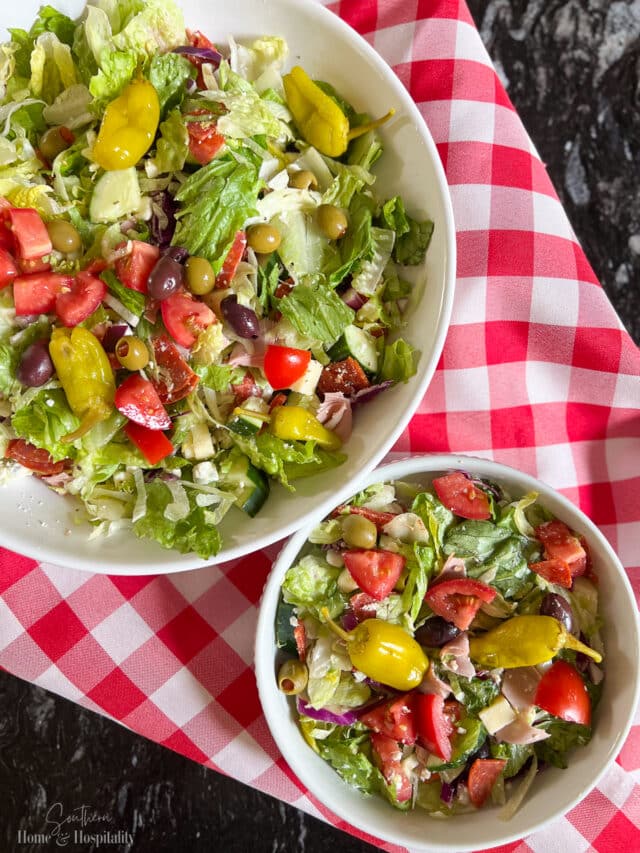 Chopped Antipasto Salad Recipe (Buca Di Beppo Copycat)