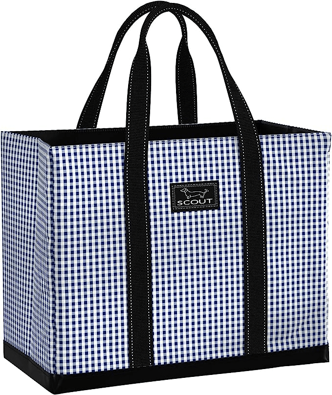 Scout tote gingham