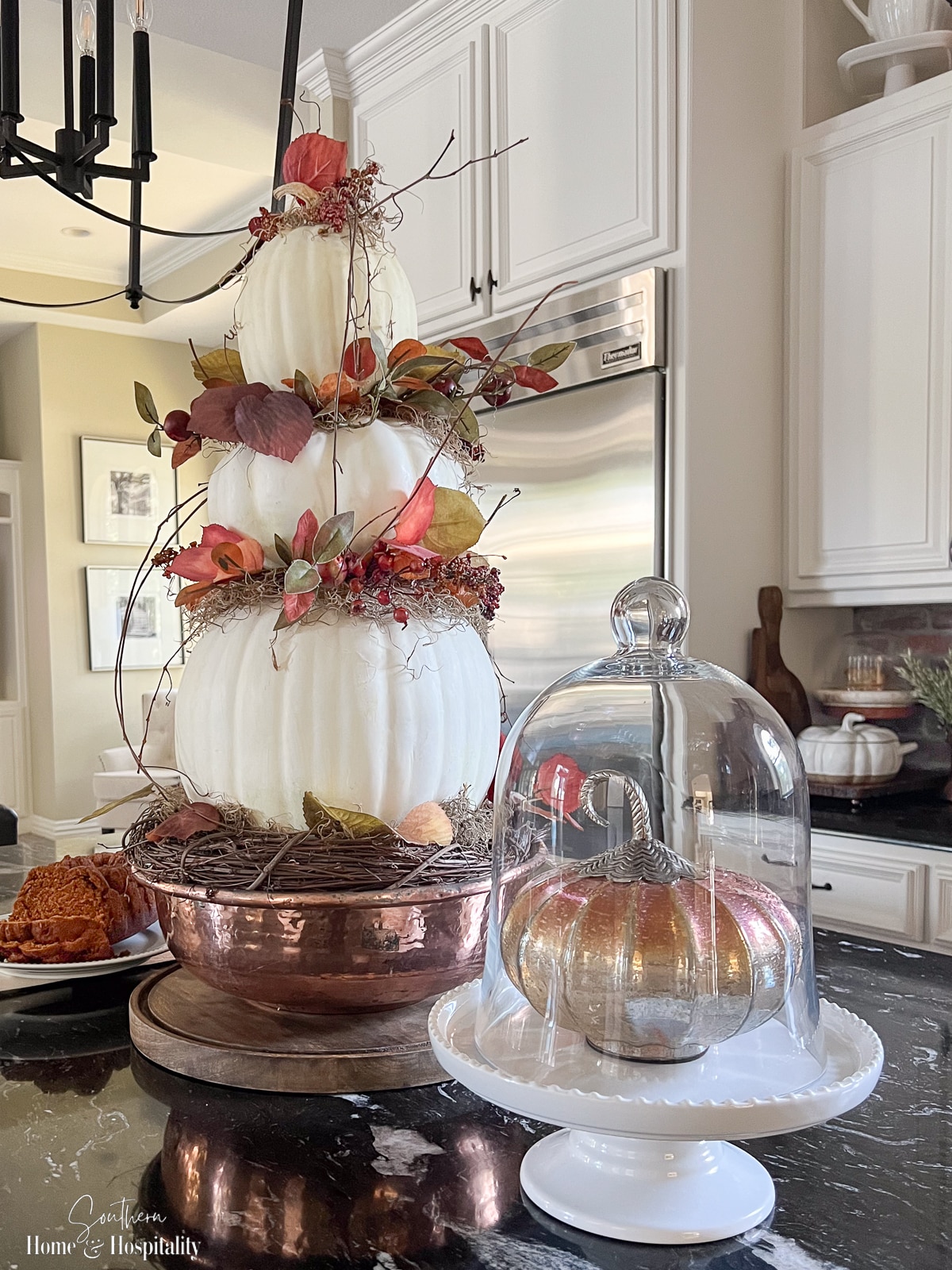 Make This Easy DIY Stacked Pumpkin Topiary to Welcome Fall