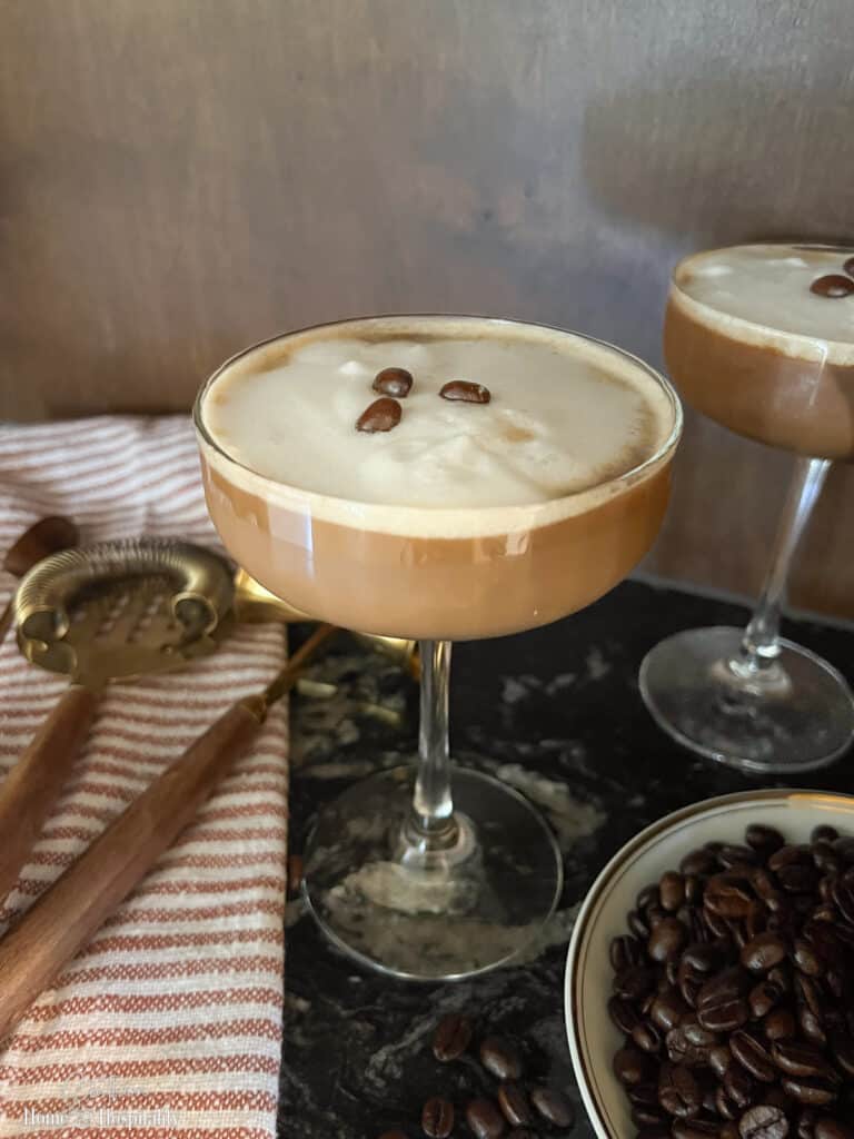 Espresso martini signature party drink