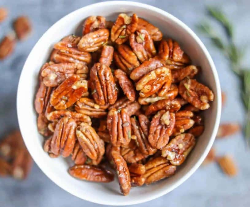 Candied pecans appetizer