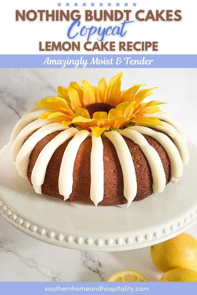 Nothing Bundt Cakes Copycat Lemon Cake Recipe Pinterest Graphic