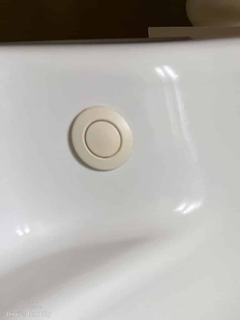 Jetted tub button turned white again