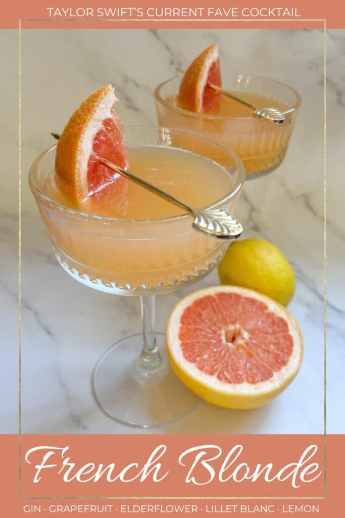 French Blonde cocktail Pinterest pin