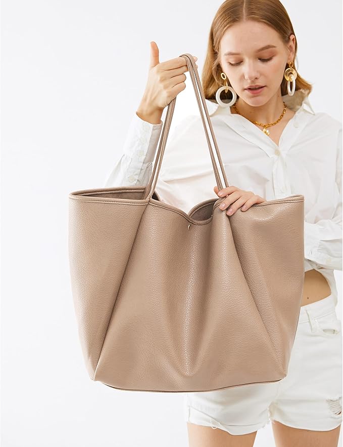 Large tan tote
