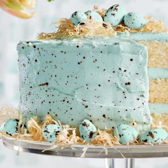 Robins egg cake