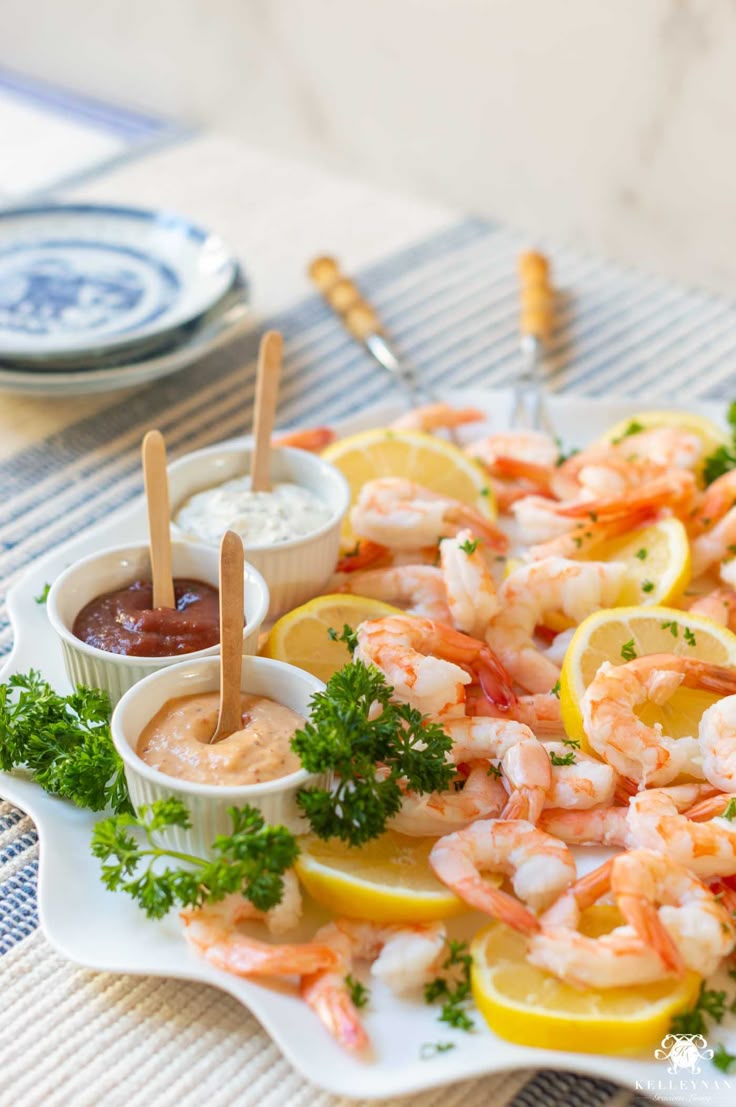 Shrimp charcuterie board