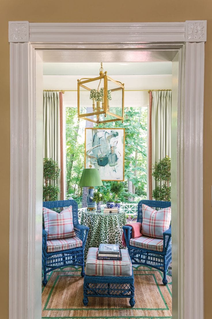 Colorful living room