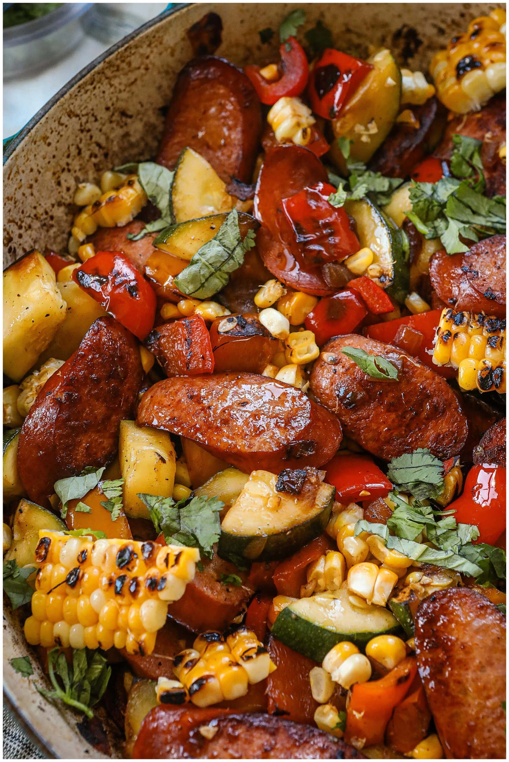 Summer sausage skillet