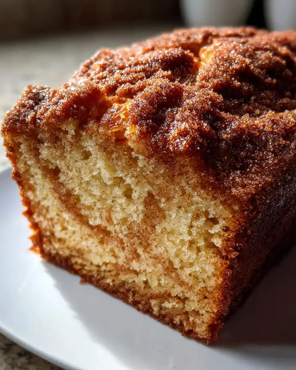 Spiced apple cider donut loaf