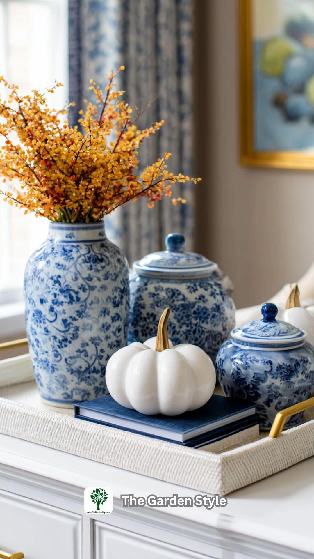 Fall tray vignette