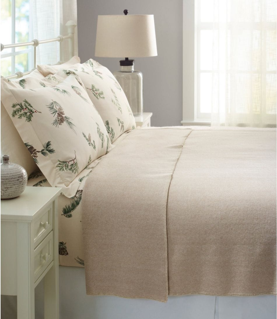 LL Bean wool blanket