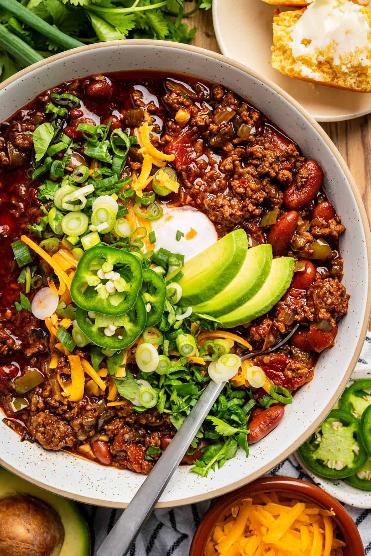 Classic beef chili