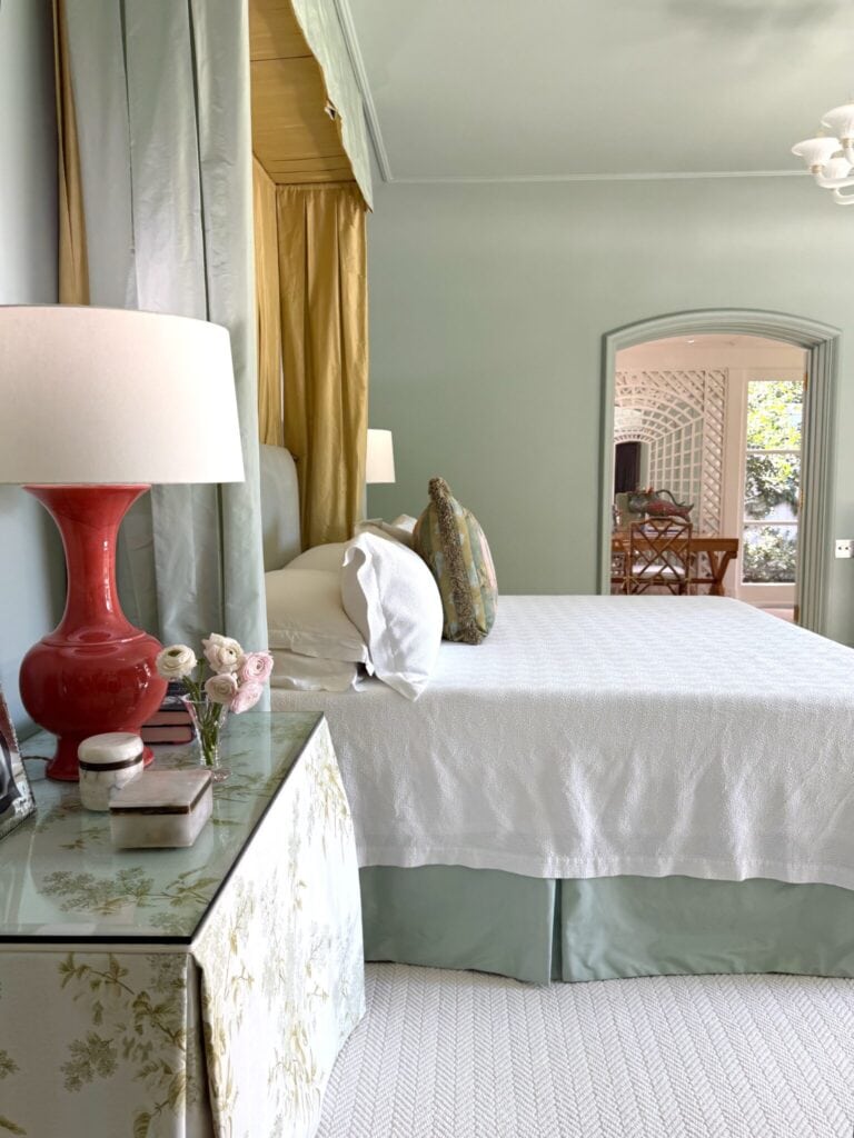 Jan Showers home tour Master bedroom