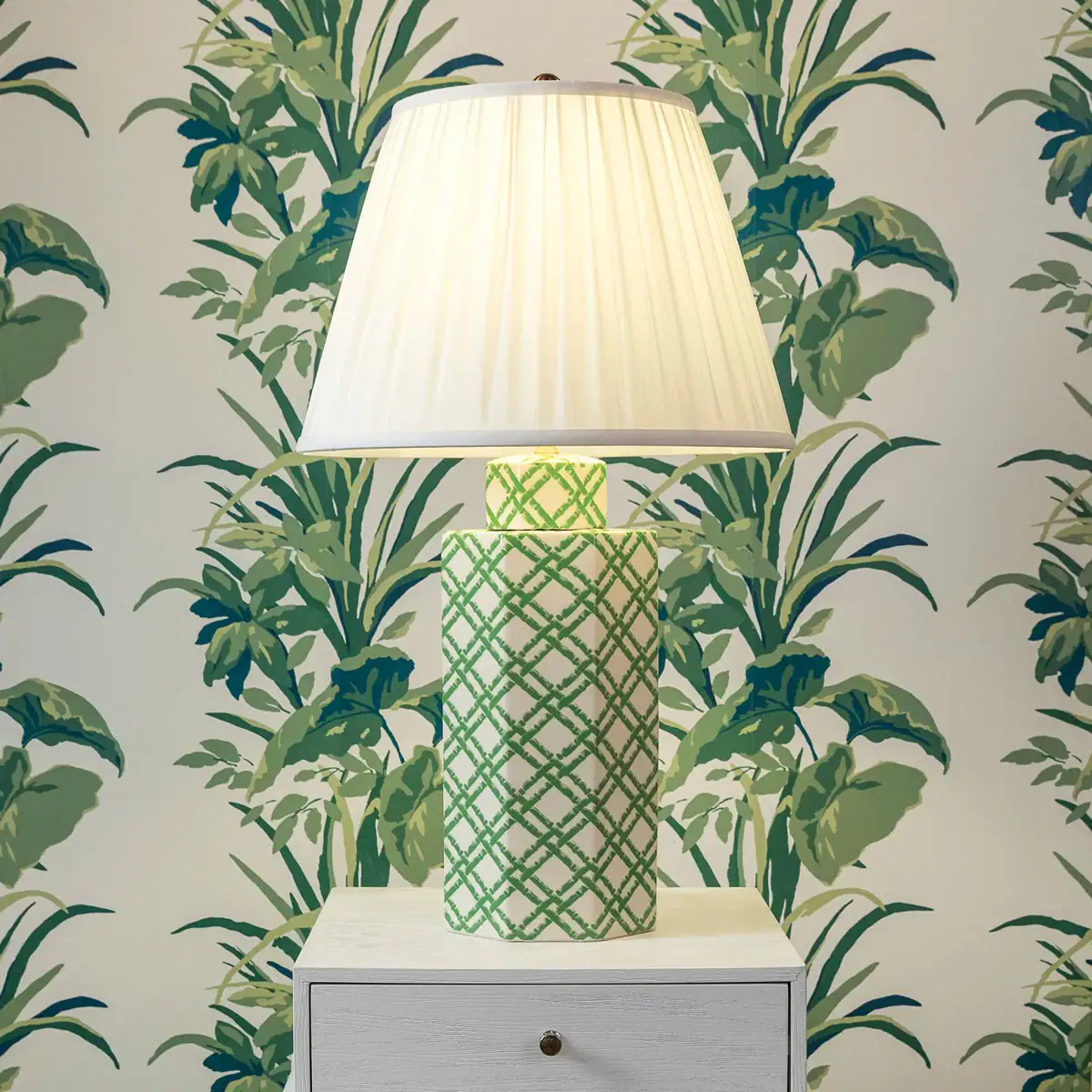 Wayfair bamboo trellis lamp
