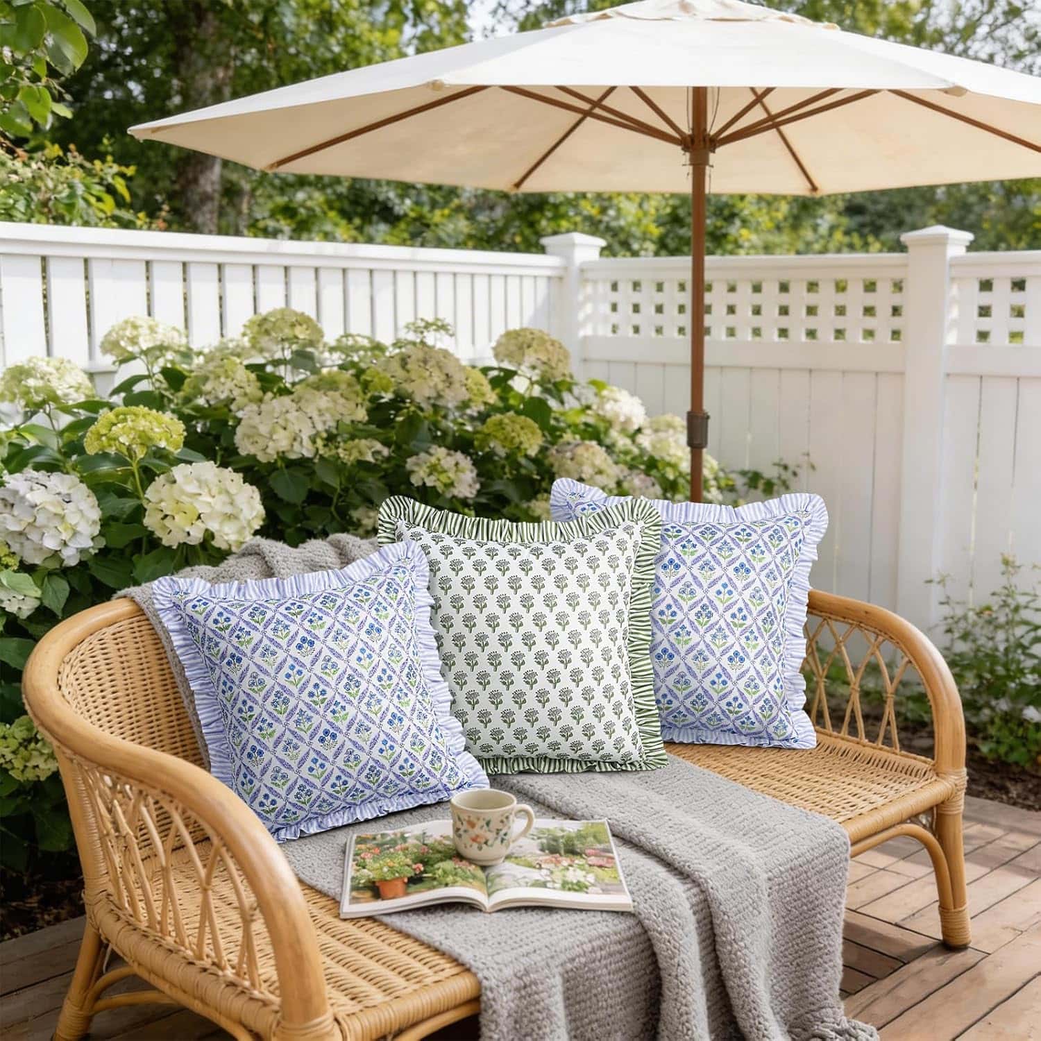 summer outdoor pillows