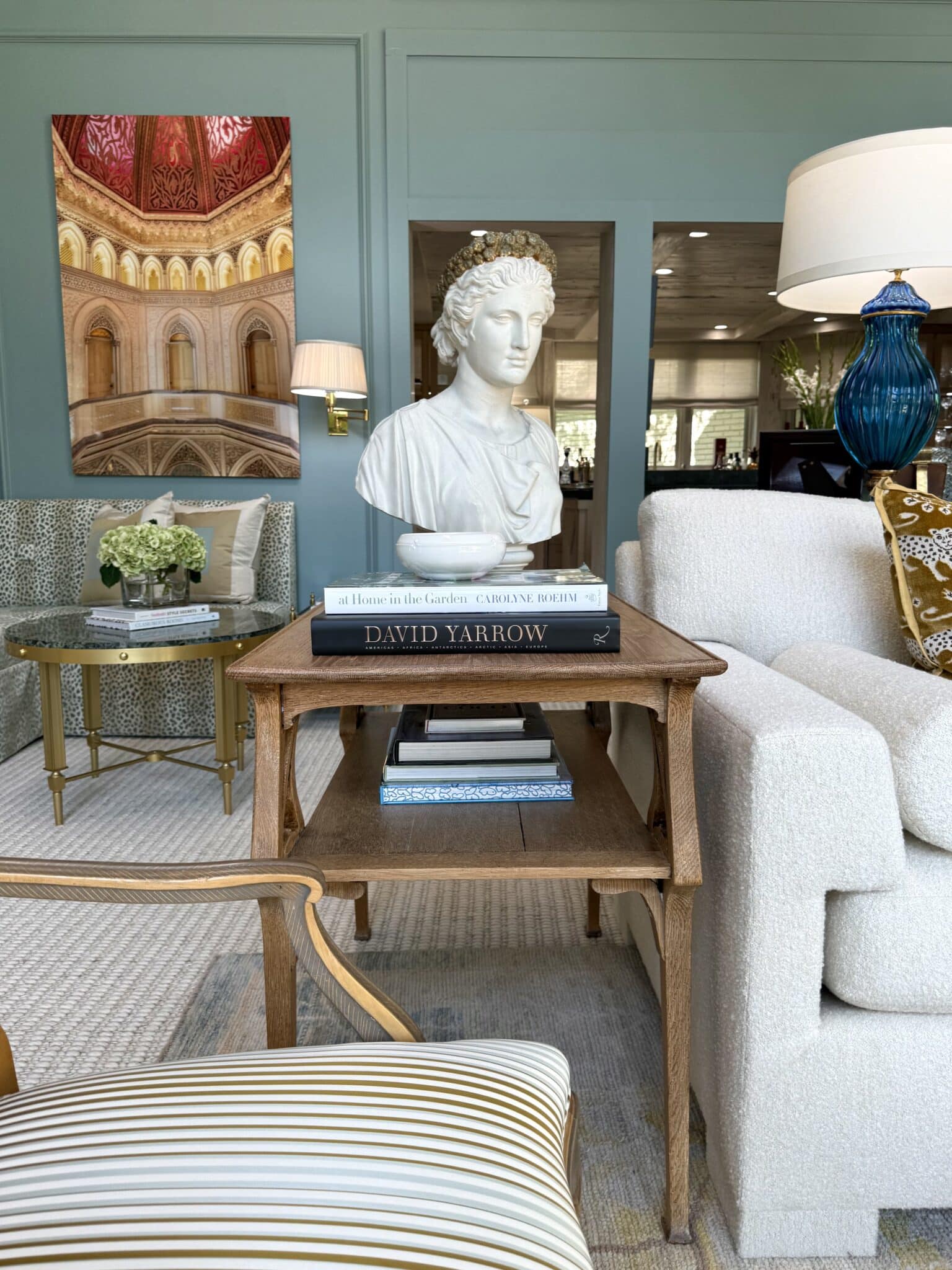 Jan Showers eclectic living room