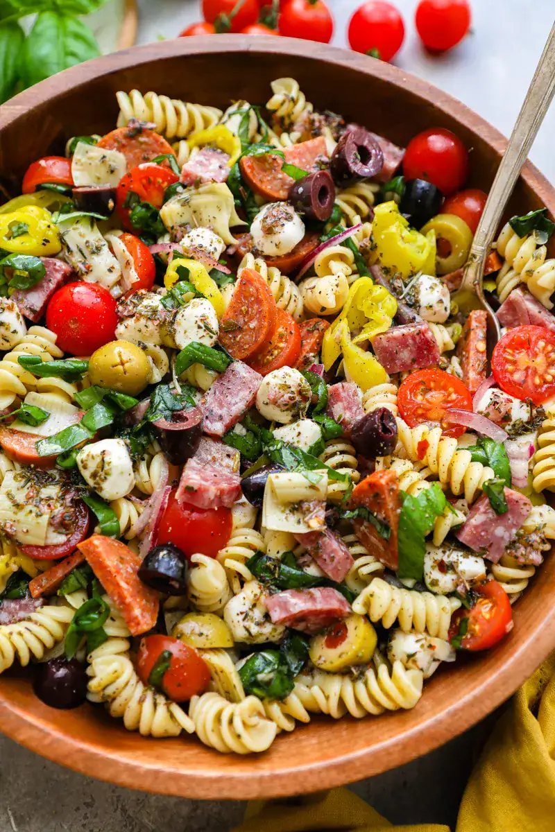 Italian antipasto pasta salad
