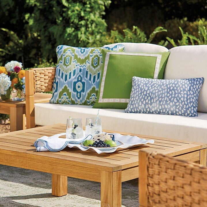 Ballard designs spotted outdoor pillow