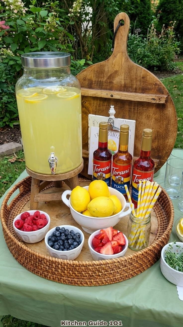 Lemonade bar