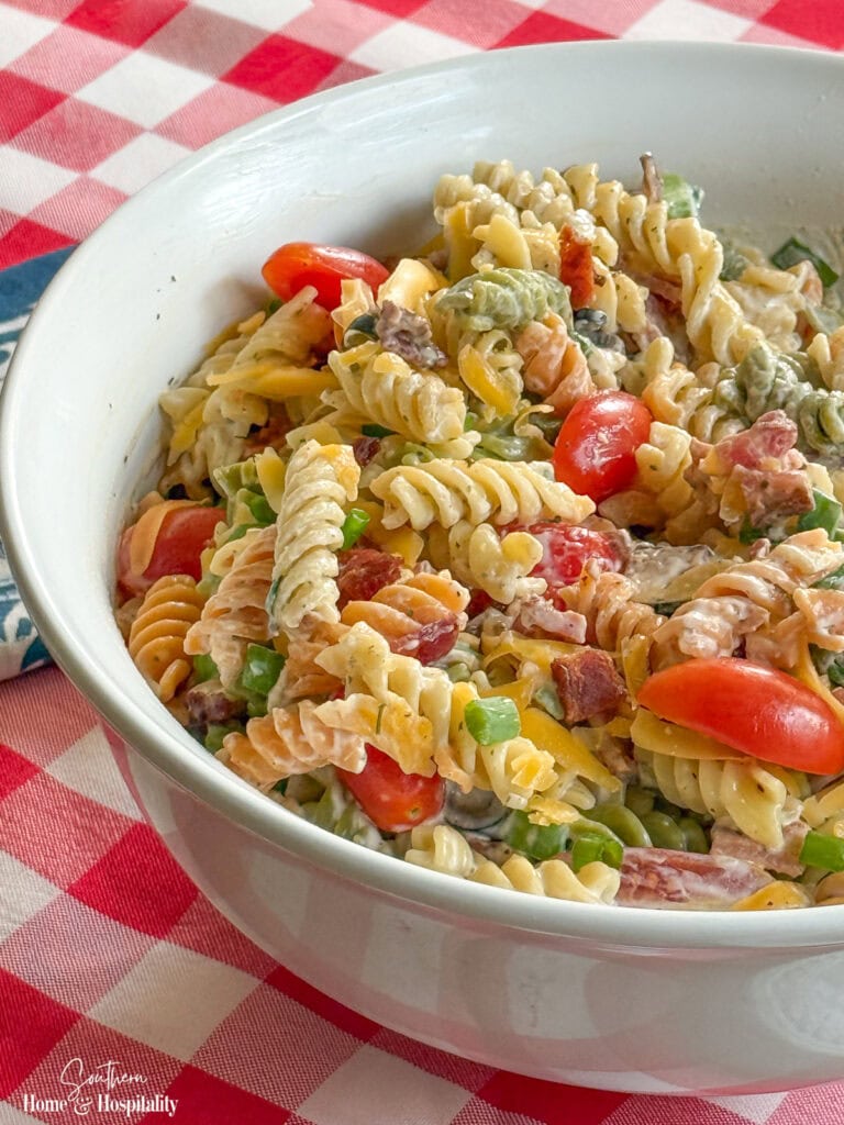 bacon ranch dressing pasta salad Bacon Ranch Pasta Salad