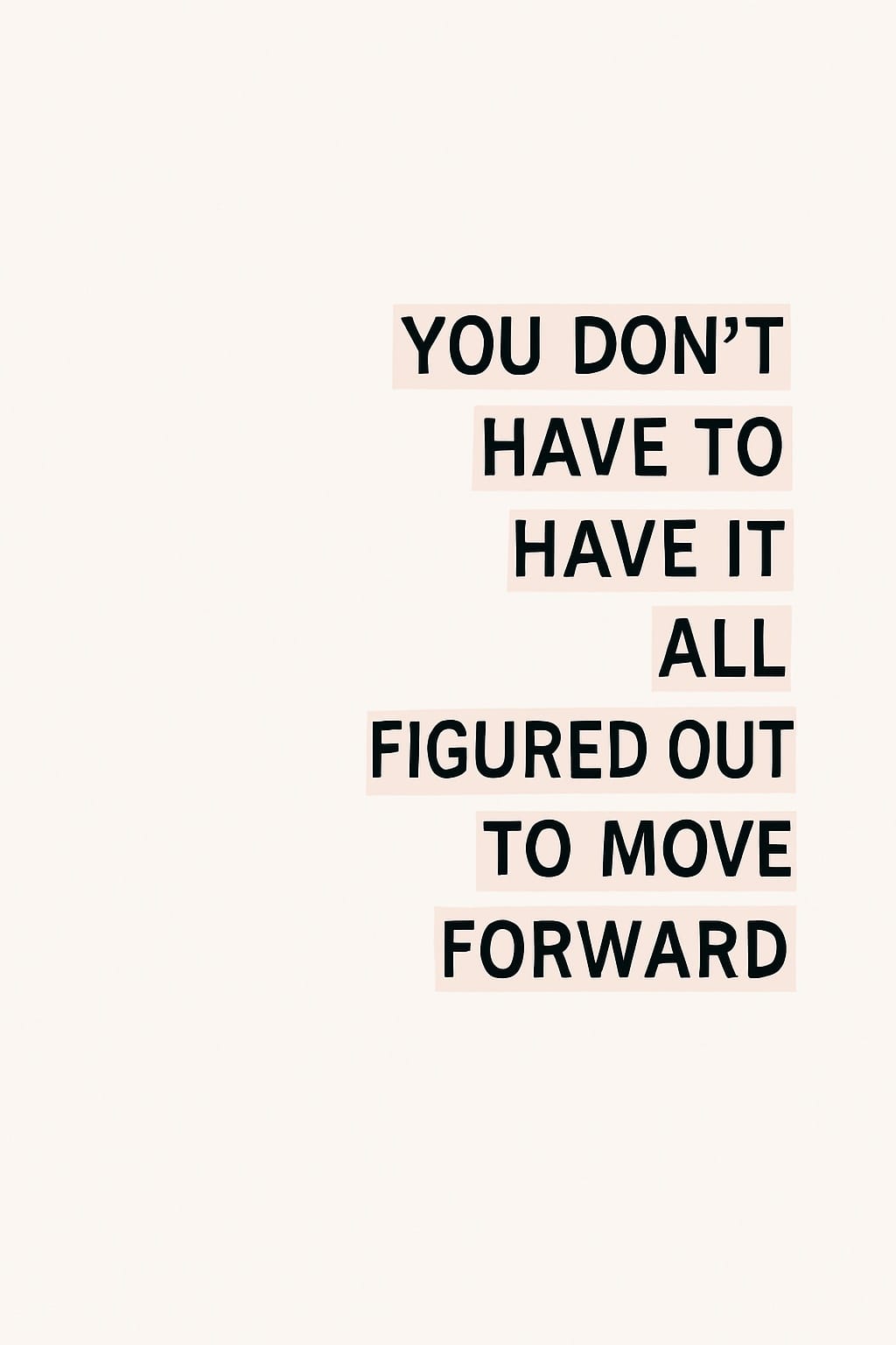 Inspirational quote
