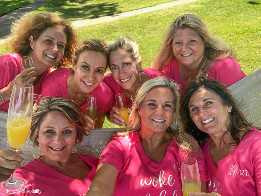 Longtime group of seven girlfriends who met when their children were babies