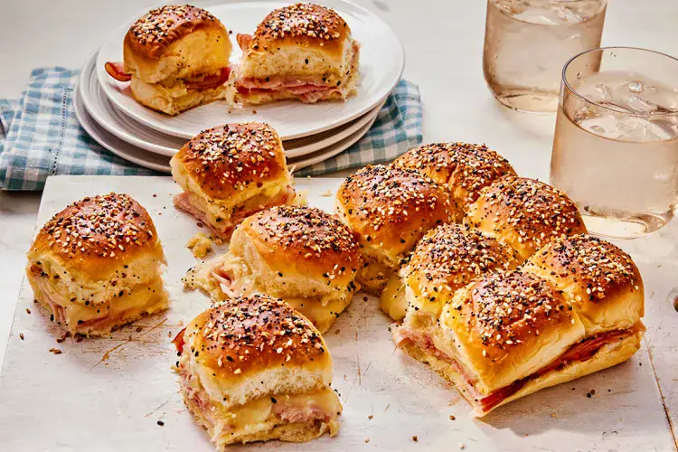 Ham delight sandwiches